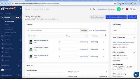 Haravan to Amis by IT TECHMODULE:  Đồng bộ đơn hàng tự động