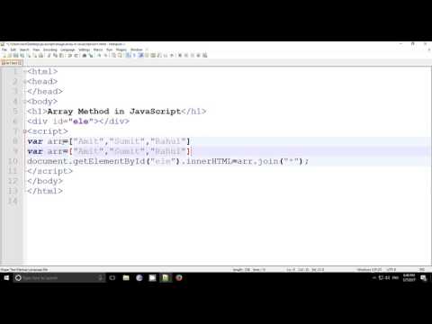 Array method in Javascript Examplejoin , concat