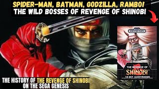 History Of Revenge Of Shinobi - Spider-Man, Batman, Godzilla! The Wild Bosses of Revenge of Shinobi screenshot 2