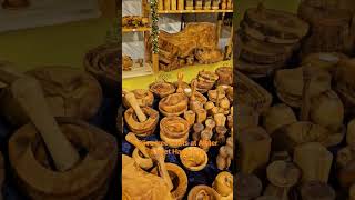 Olive Tree crafts at Alster Hall Christmas celebrations Market Hamburg, Germany.
