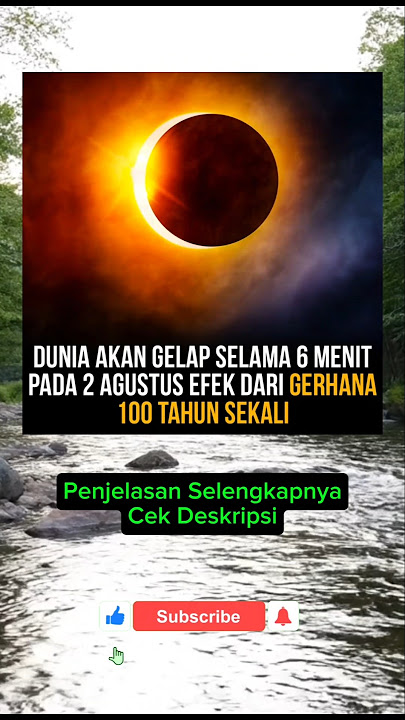 Gerhana 100 tahun sekali #gerhana #gerhanamatahari #faktaunik #faktadunia