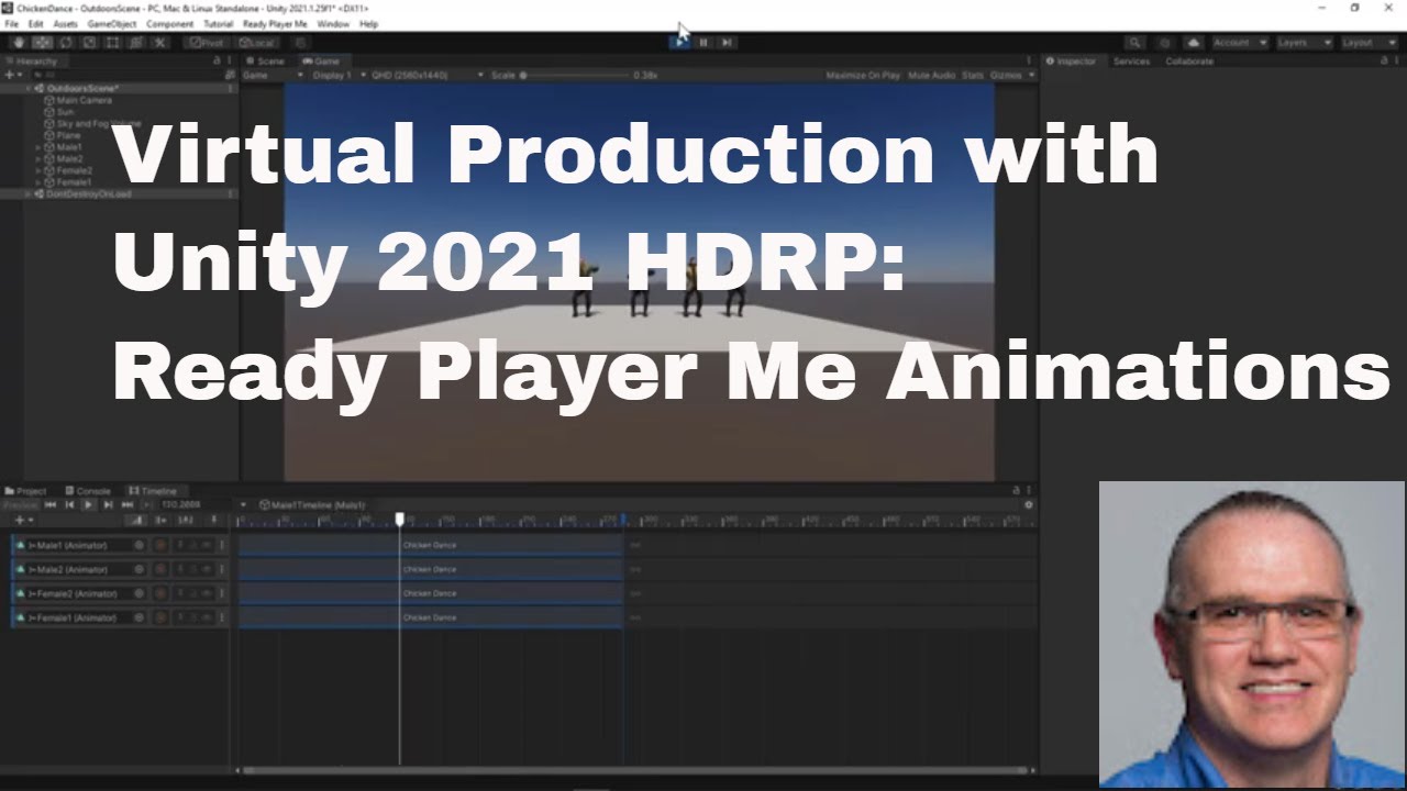 Virtual Production Using Ready Player Me Avatars And Mixamo in Unity ...