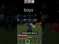 #minecraft #girls vs #boys