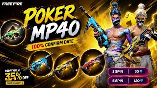 Poker MP40 Return Confirm Date 🥳💥 | Next Universal Ring Event | FF Upcoming Event | FF New Event