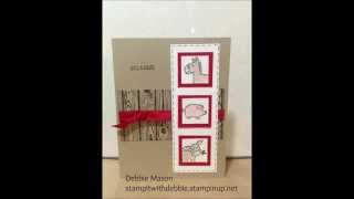 Barnyard Babies Stampin up Stamps. Gallery#1 Quick & Easy Cards