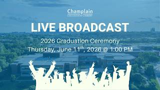 Champlain College Saint-Lambert | Graduation Ceremony 2026 | 1:00 PM