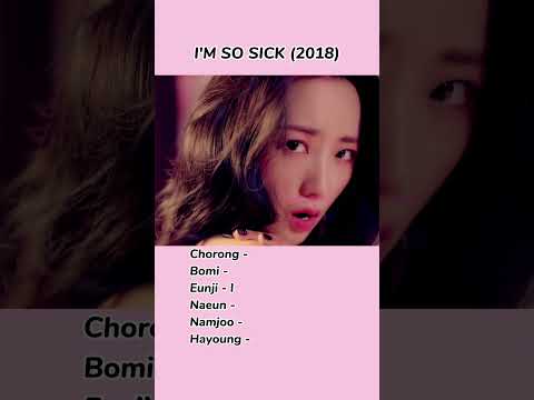 Which member ends each song? (Pt. 1) #Apink #kpop #shorts #kpopedit #에이핑크