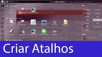 COMO CRIAR ATALHOS DE PROGRAMAS NO DESKTOP UBUNTU 16 04 LST