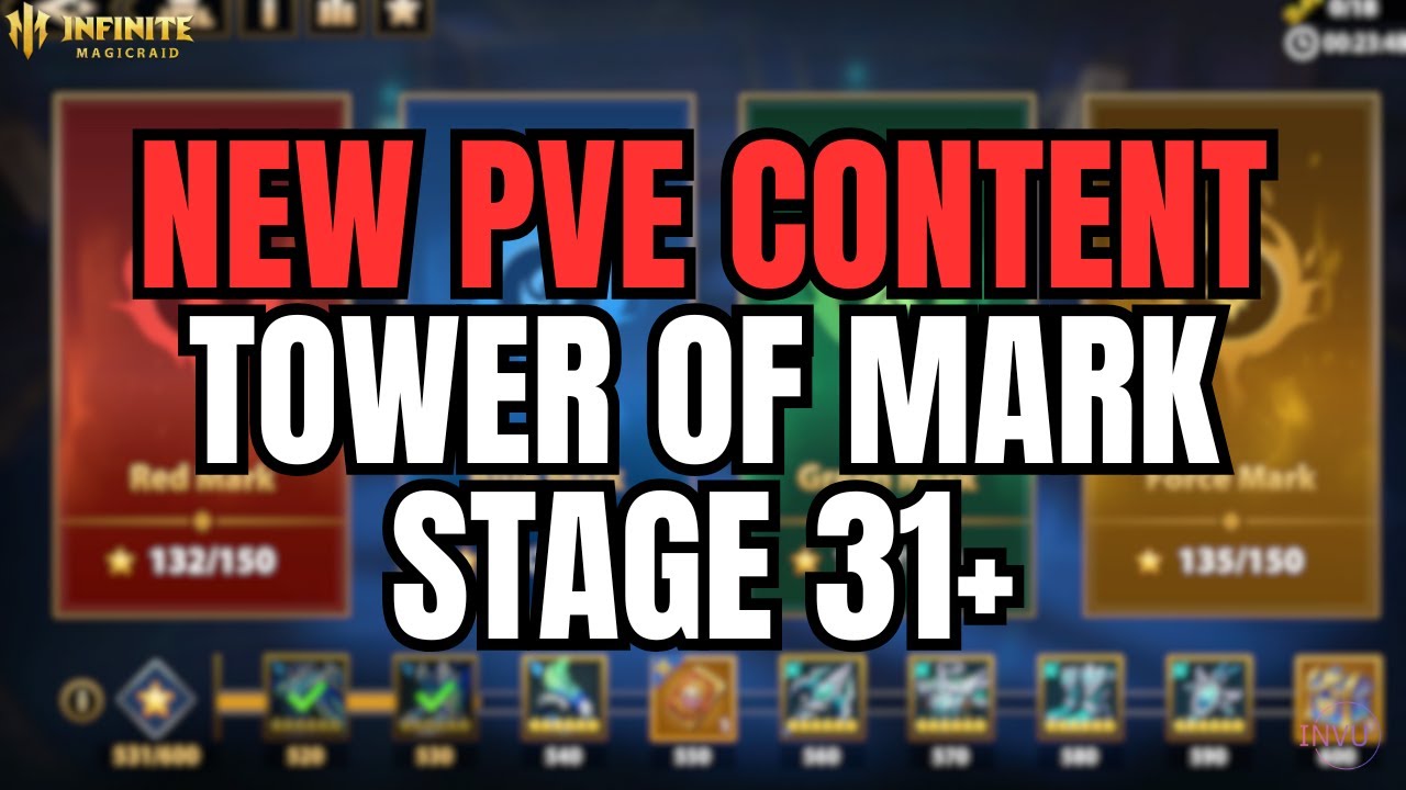 NEW PvE Endgame Content! Tower of Mark stage 31+ | IMR - [Infinite