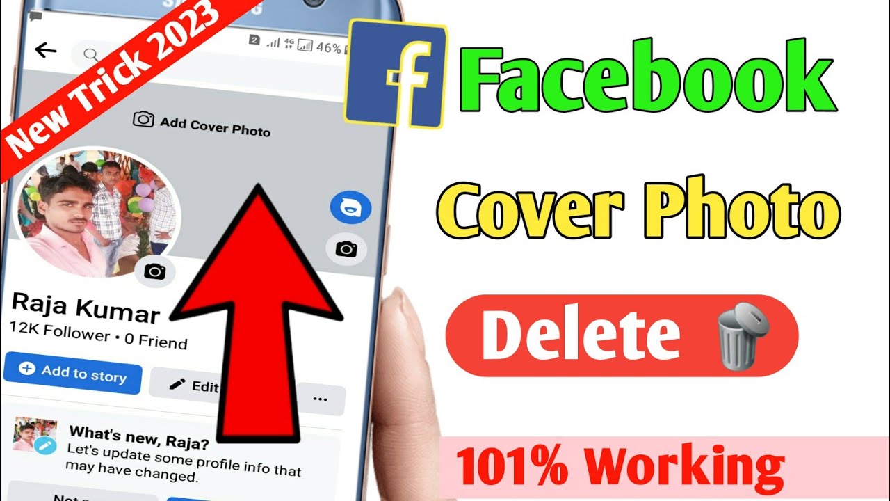 facebook cover photo delete kaise kare | how to delete facebook cover photo | techinone