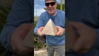 Casting a giant pyramid in solid bronze #artist #sculpture