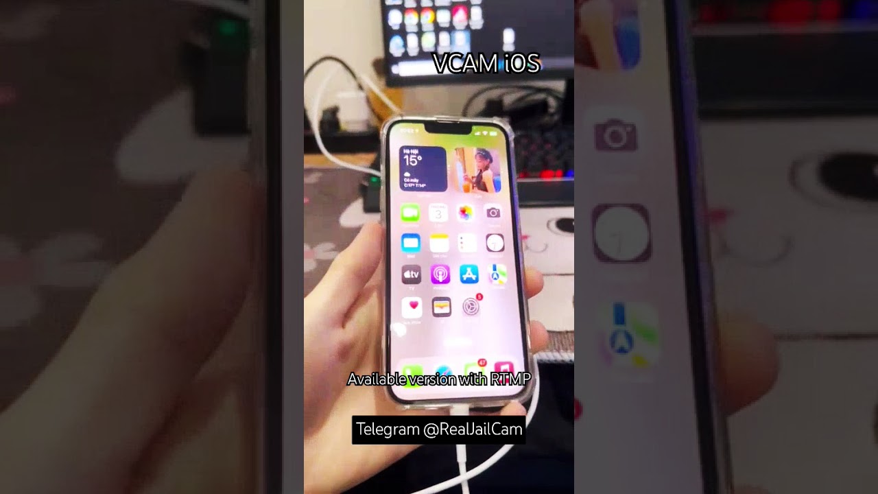 VCAM IOS OBS RTMP @REALJAILCAM TG