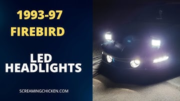 1993-97 Firebird LED Headlight Installation