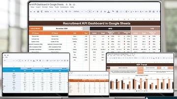 Recruitment KPI Dashboard in Google Sheets