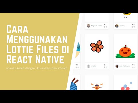 Cara Menggunakan Lottie Files di React Native