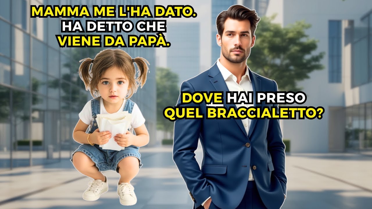 BAMBINA AIUTÒ IL MILIONARIO CON I DOCUMENTI — POI LUI VIDE UN BRACCIALETTO DI FAMIGLIA AL SUO POLSO.