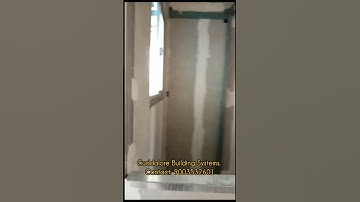 Cuddalore Building Systems | 50mm, 75mm Thick AAC Dry Wall Panel Work | Related work. #subscribe