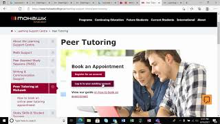 How to book a peer tutor if you already have an account