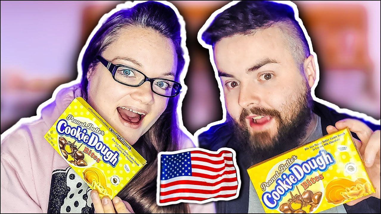 Irish Couple TRY | American Snacks - Cookie Dough Bites