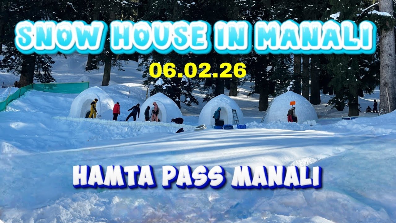 Chalo Igloo Village Near Sethan Hamta Pass Manali Himachal pradesh 