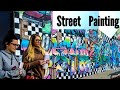 Street painting | wall painting | new update | Street paint | paint business | moon shah | painting