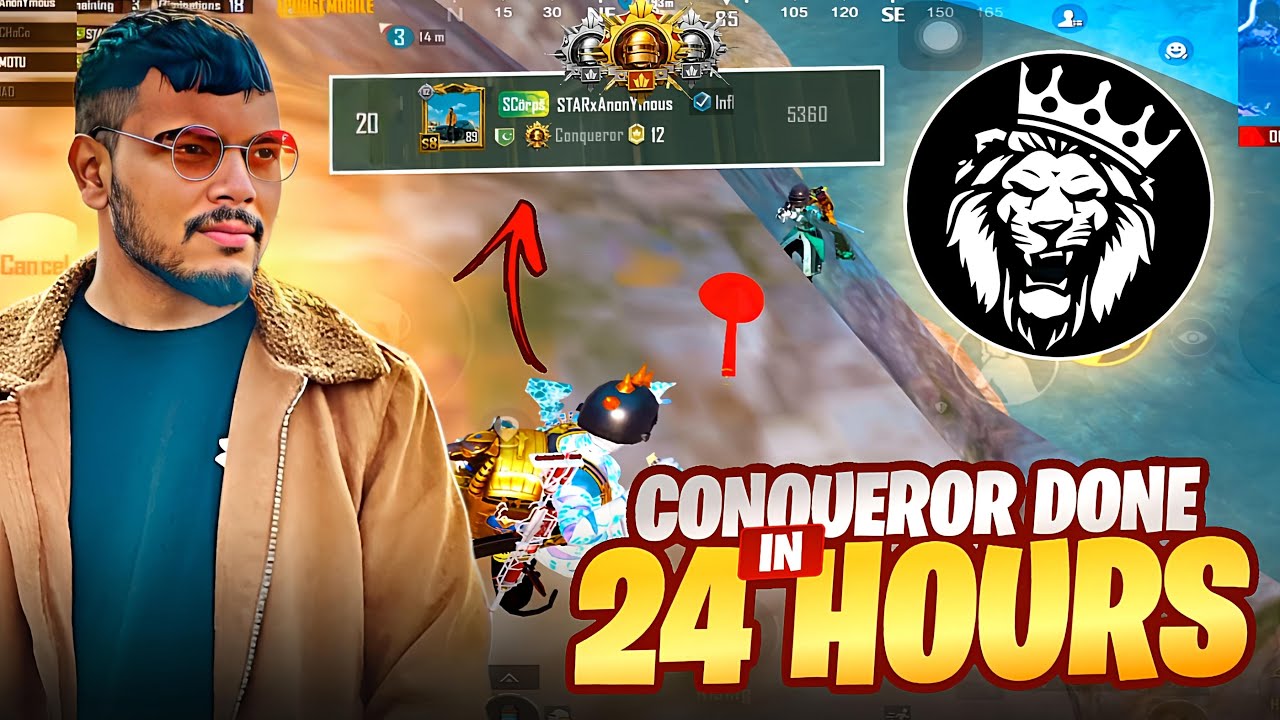 CONQUEROR IN 24 HOURS | PUBG MOBILE | - YouTube
