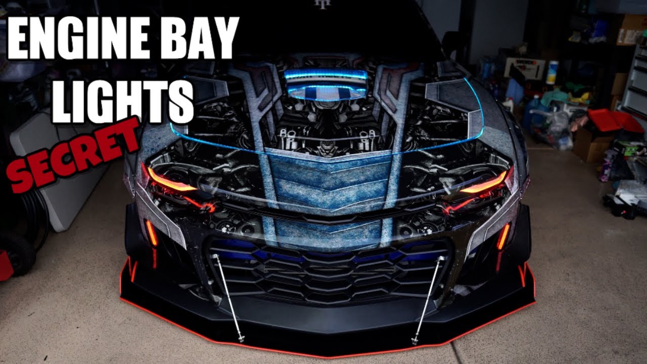 CAMARO ZLS ENGINE BAY LED LIGHTS