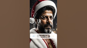 AI generated Bolly stars as Santa period#ai#aiart#aiimages #midjourney#srk#bollywood #midjourneyai