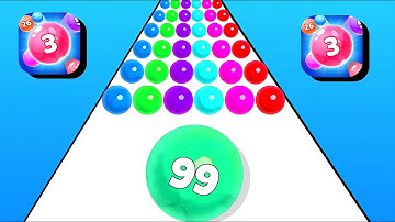 Marble Run 3D ( Level Up Numbers ) - Satisfying Mobile Games || PART - 03