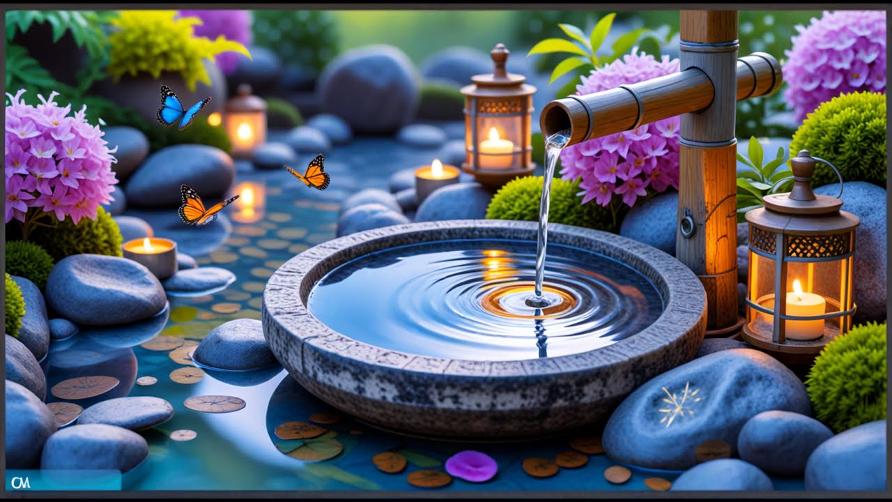 Relaxing Piano Music with Gentle Water 🌿: Calm Anxiety, Heal the Mind & Deep Sleep