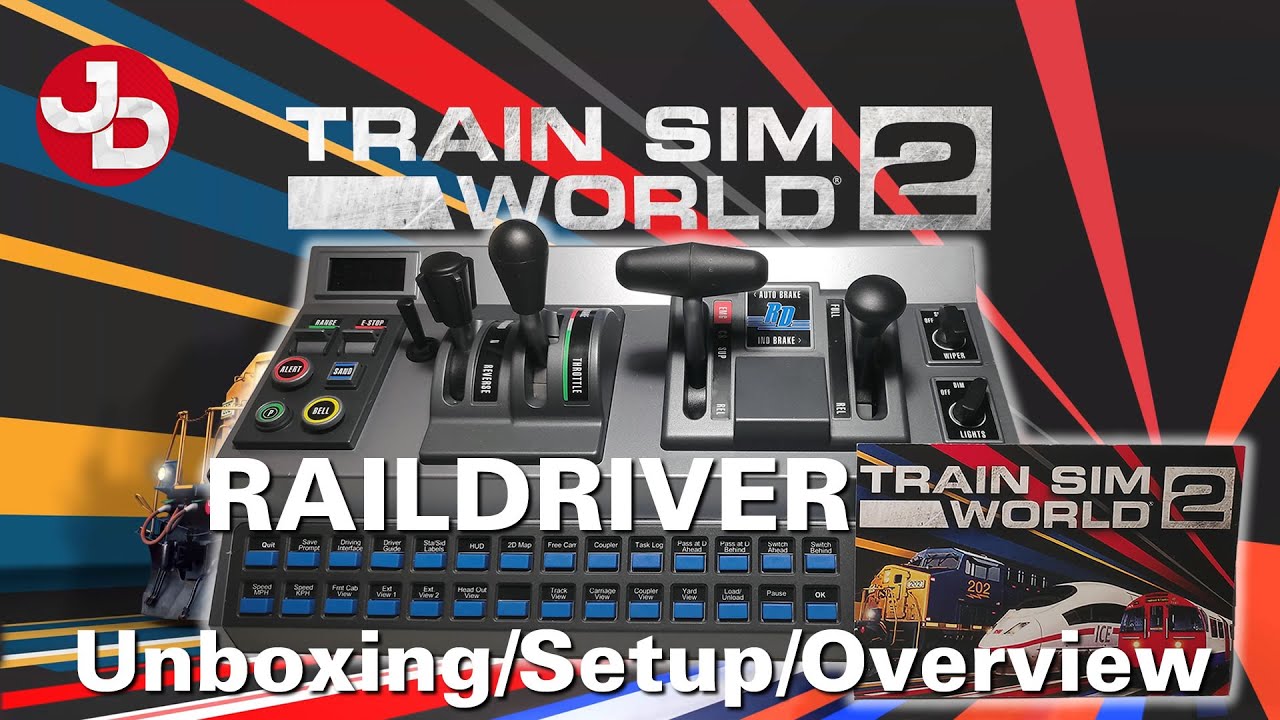 Raildriver Train Cab Controller, Unboxing/Setup/Overview