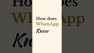 👉How SQL &amp; Databases power apps like WhatsApp &amp; Zomato | interw#database#tech🫶