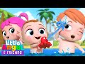 Splish, Splash at the Pool | Little Angel And Friends Fun Educational Songs