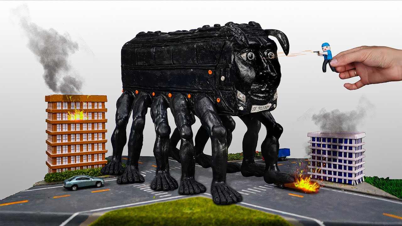 Ring Rang Bus Making RANG RING RENG BUS IRENG - Brainrot memes with Clay - YouTube