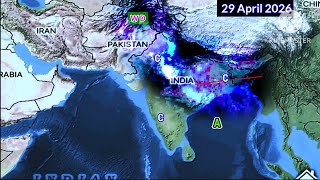 Next 25 Days Weather System Map Forecàst South Asia/ Update 21 April 2026 All India. 