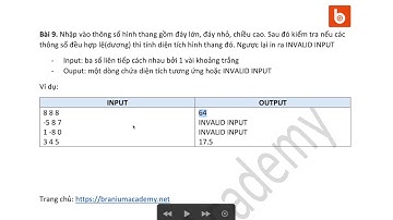 Java Bài 9.9: Tính diện tích hình thang