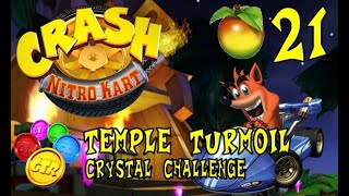 Crash Nitro Kart - Wumpa 21: Temple Turmoil (Crystal Challenge)