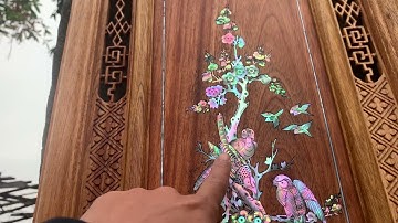 Báo giá công khai bộ tranh tứ quý 4 mùa khảm ốc sigapore  đỏ chỉ có 23 triệu thô quý vị ạ