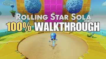 Astro Bot Rolling Star Sola 100% Walkthrough All Bots No Commentary