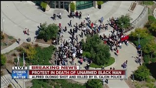 El Cajon police shooting prompts angry response