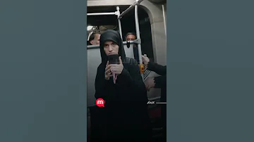 مزاحمت یک آمر به معروف برای یک خانم 
