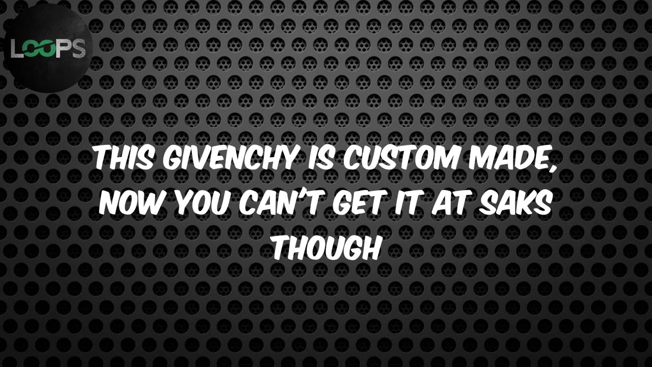 Total 40+ imagen this givenchy is custom made Abzlocal.mx