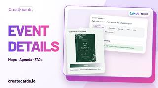 Canva RSVP Page Setup: Maps, Agenda & FAQs