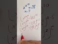 Exponent Math Simplification Problem #shorts #simplification #trendingshorts