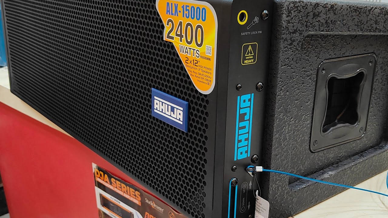 AHUJA ALX-15000 LINE ARRAY UNBOXING full view