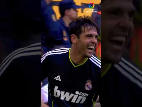 Nutmeg and GOAL from Golden BALL! 👑 🤍  #shorts #laligasantander #kaka #realmadrid