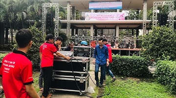 Test Sub đôi ATI Hàng Khủng Bom Tấn và loa Array Tại Trường Đại Học Y Dược| Thanh Huy | 0934554129