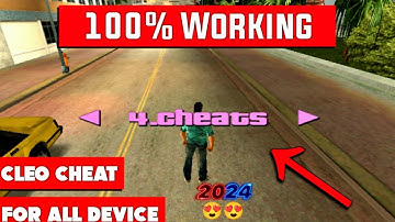 How To Install CLEO CHEAT MENU - GTA VICE CITY ANDROID 10/11/12/13 | Cleo Cheats Gta VC | Mod