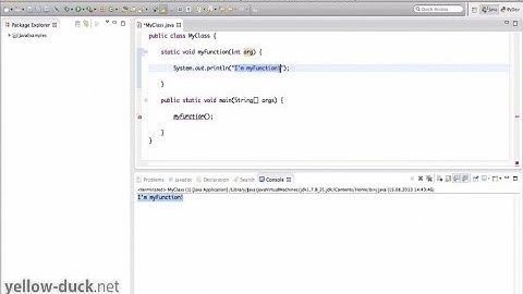 Функции (методы) в Java. Параметры, вызов и переопределение методов.