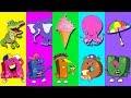 Learning vowels  abc alphabets for kids  abc monsters